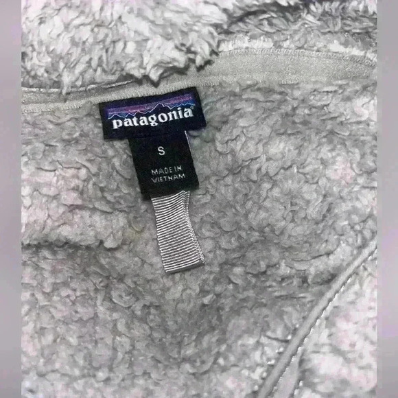 Patagonia Women’s Worn Wear 1/4-Zip Pullover Salt Grey 25235 Size Small - Picture 5 of 5